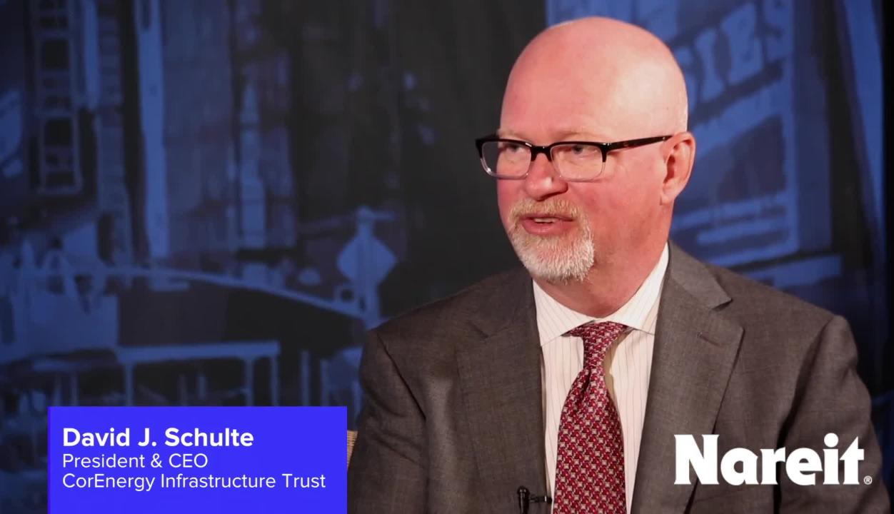 Dave Schulte conducted an interview with NAREIT. Video link below.